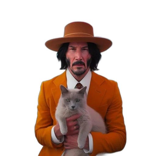 animal, hat, jacket, creature transparent PNG cut-out