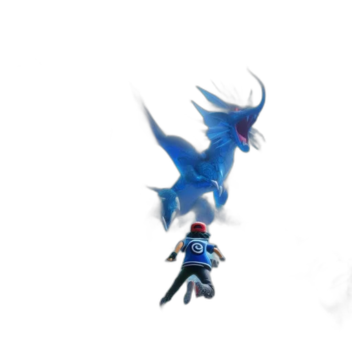 dragon, creature, concept art, 3d render transparent PNG cut-out