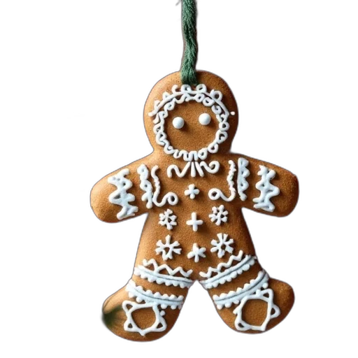 jewelry, gingerbread, christmas, door transparent PNG cut-out