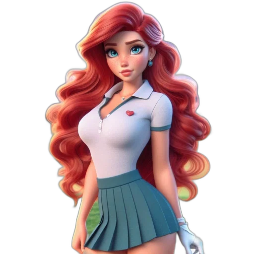 dress, staff, 3d render, concept art transparent PNG cut-out