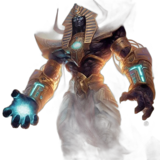 mask, dragon, staff, weapon transparent PNG cut-out