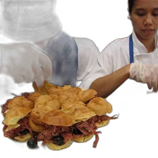 food, staff, photorealistic, chef transparent PNG cut-out