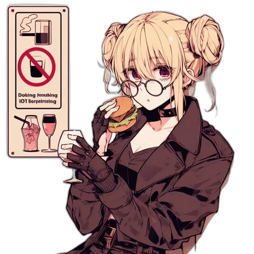 food, jacket, dress, staff transparent PNG cut-out