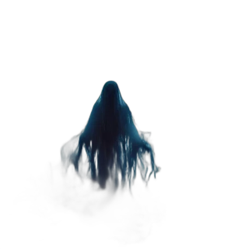 hair, creature, dress, mask transparent PNG cut-out