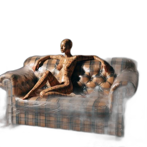 furniture, 3d render, photorealistic, concept art transparent PNG cut-out