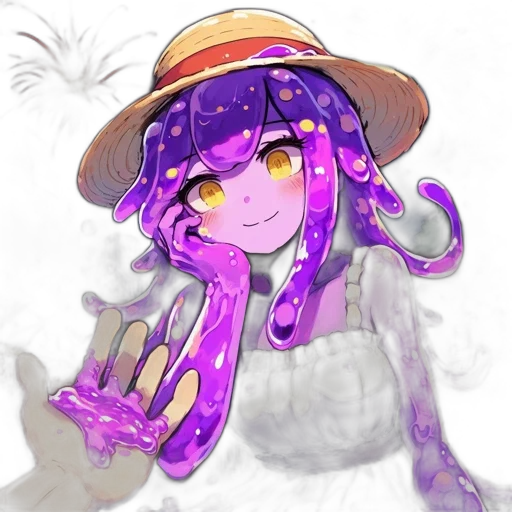 hat, staff, weapon, creature transparent PNG cut-out