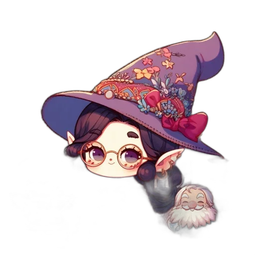 staff, hat, mask, creature transparent PNG cut-out