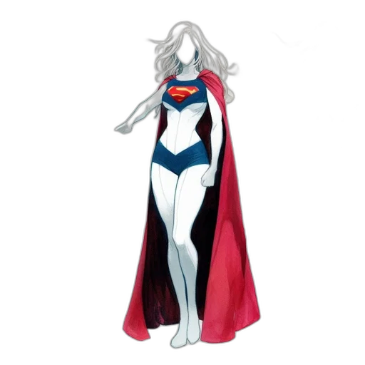 dress, concept art, comic book art, 3d render transparent PNG cut-out