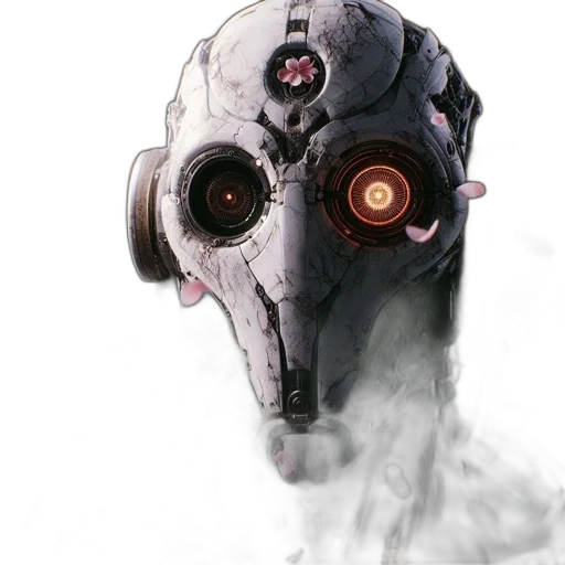 robot, mask, face, creature transparent PNG cut-out