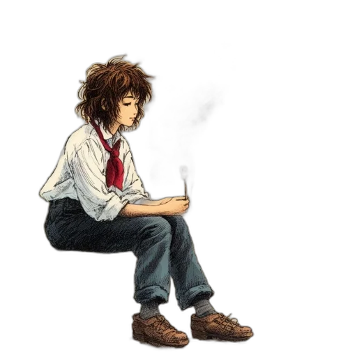 staff, jacket, pixel art, concept art transparent PNG cut-out