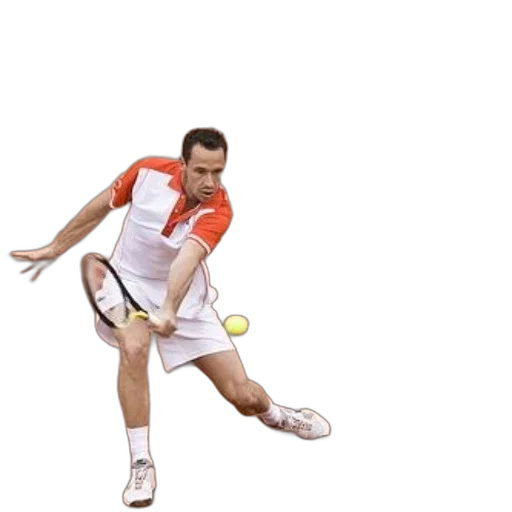 photorealistic, 3d render, tennis, player transparent PNG cut-out