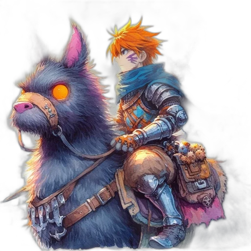 animal, weapon, sword, staff transparent PNG cut-out