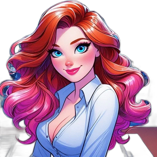 cartoon, fantasy art, comic book art, concept art transparent PNG cut-out