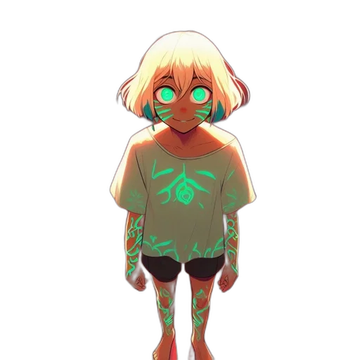 creature, dress, robot, flower transparent PNG cut-out