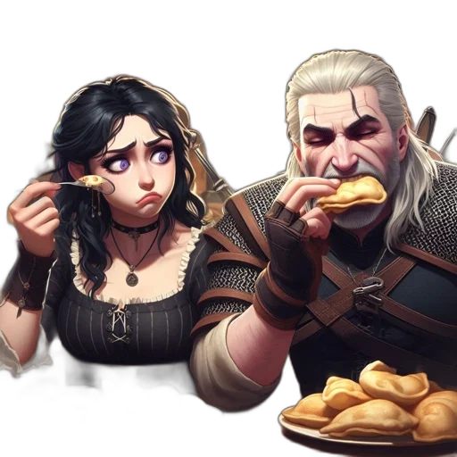 food, concept art, fantasy art, pixel art transparent PNG cut-out