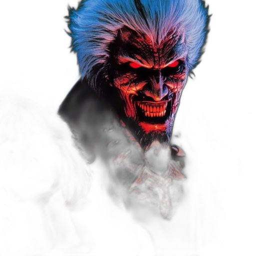 mask, face, creature, staff transparent PNG cut-out