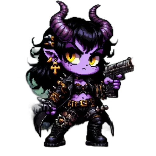 weapon, staff, dragon, pixel art transparent PNG cut-out