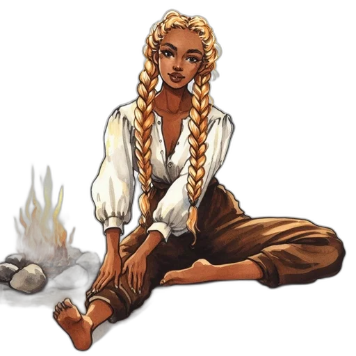 staff, fantasy art, comic book art, concept art transparent PNG cut-out