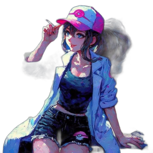 hat, jacket, dress, face transparent PNG cut-out