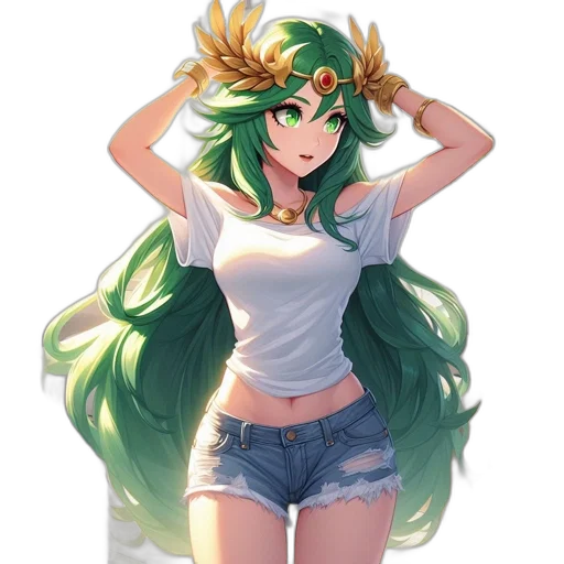dress, dragon, crown, staff transparent PNG cut-out