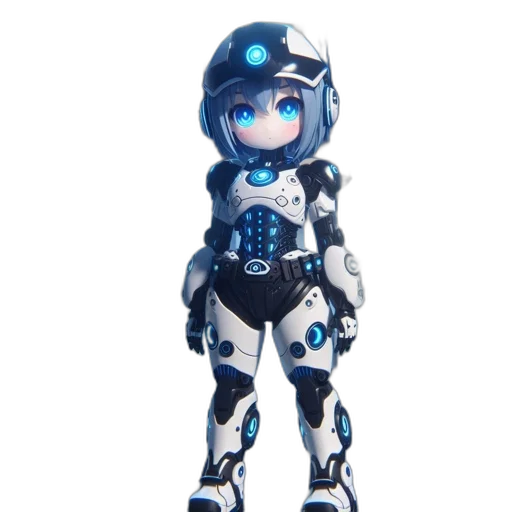 robot, weapon, staff, creature transparent PNG cut-out