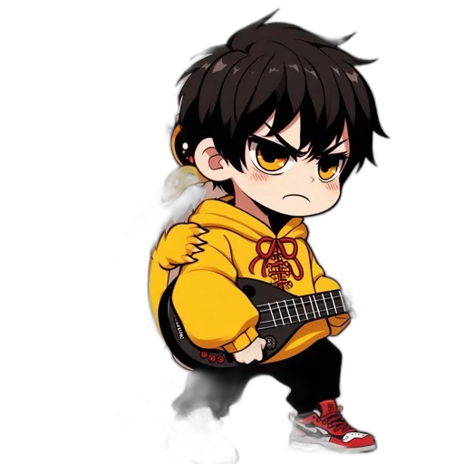 jacket, cartoon, anime, pixel art transparent PNG cut-out