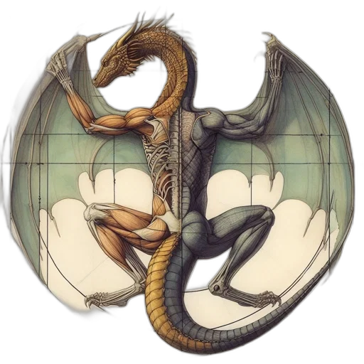 dragon, creature, fantasy art, concept art transparent PNG cut-out