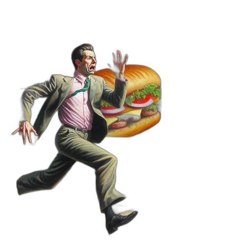 food, jacket, concept art, photorealistic transparent PNG cut-out