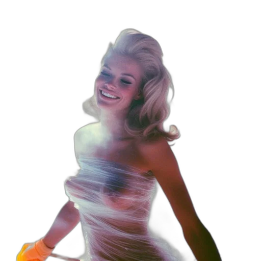 dress, hair, bottle, photorealistic transparent PNG cut-out