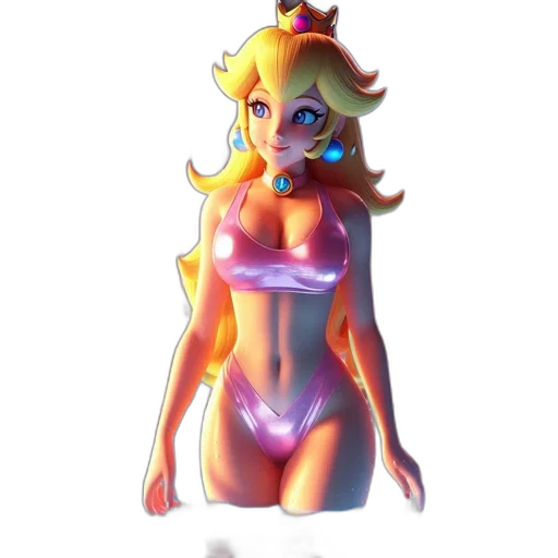 dress, crown, creature, robot transparent PNG cut-out