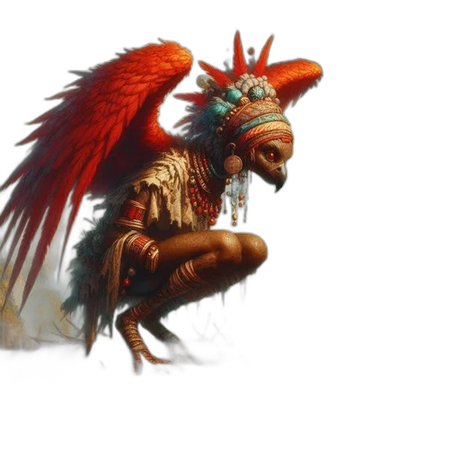 dragon, creature, animal, staff transparent PNG cut-out