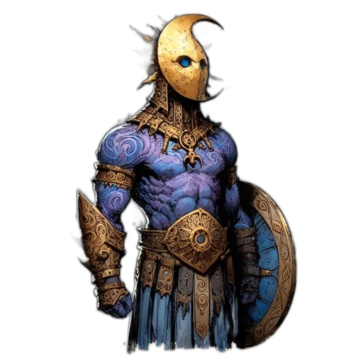 mask, staff, concept art, fantasy art transparent PNG cut-out
