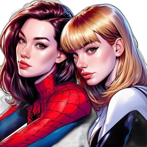 comic book art, concept art, photorealistic, fantasy art transparent PNG cut-out