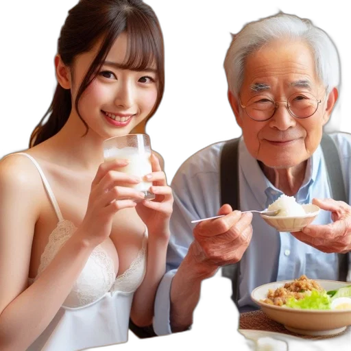 food, face, photorealistic, two transparent PNG cut-out