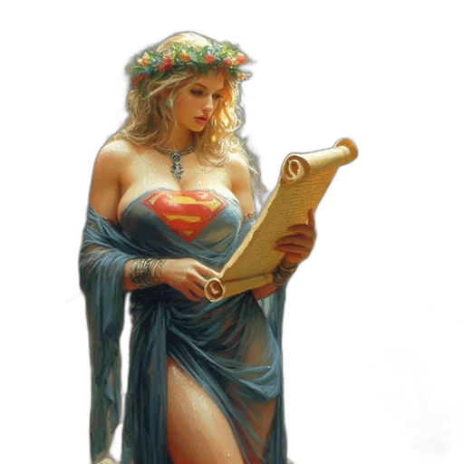 dress, jewelry, staff, sword transparent PNG cut-out