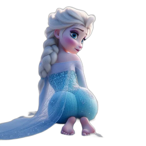 dragon, dress, 3d render, concept art transparent PNG cut-out