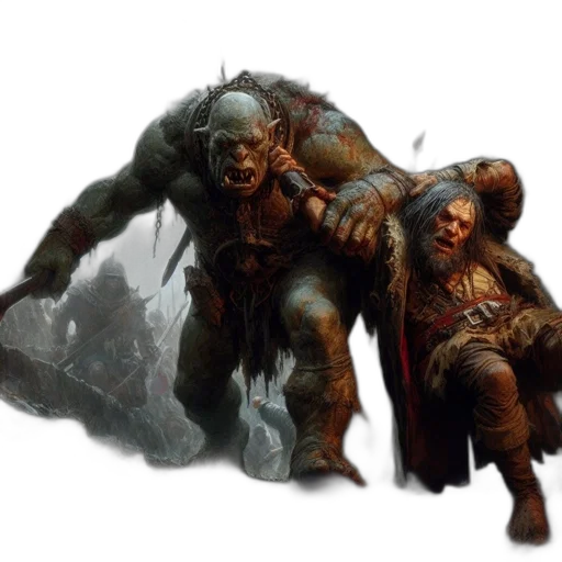 creature, concept art, fantasy art, fog transparent PNG cut-out