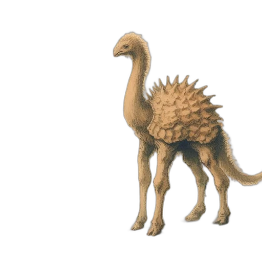 animal, dragon, creature, staff transparent PNG cut-out