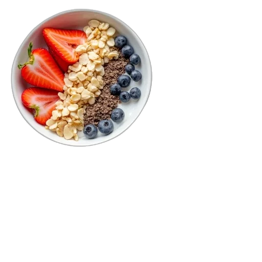 food, crown, 3d render, photorealistic transparent PNG cut-out