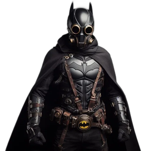 mask, concept art, comic book art, 3d render transparent PNG cut-out