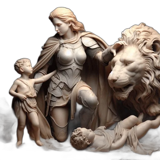 3d render, concept art, fantasy art, photorealistic transparent PNG cut-out
