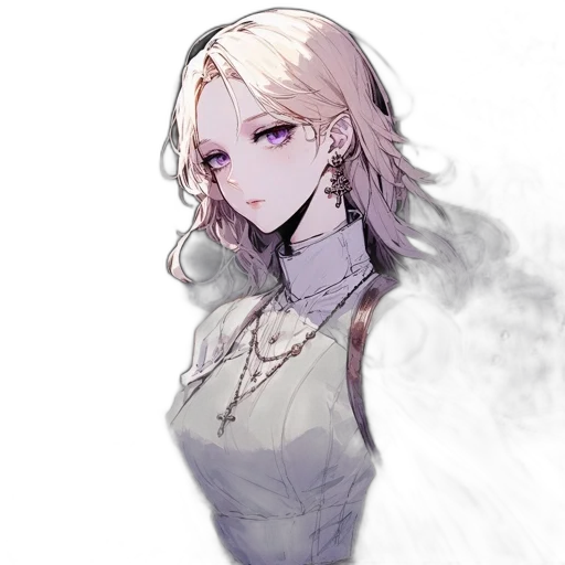 staff, dress, face, robot transparent PNG cut-out