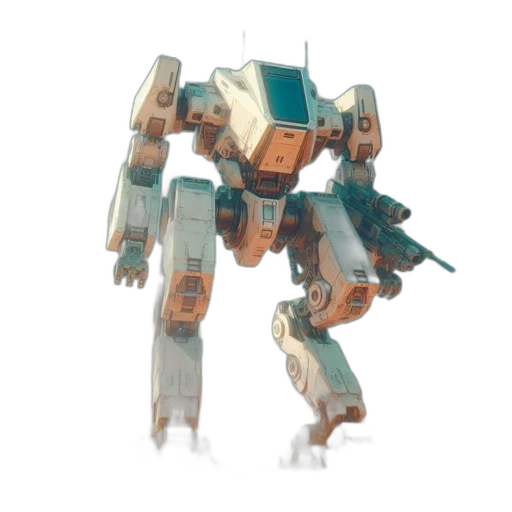 robot, weapon, creature, concept art transparent PNG cut-out