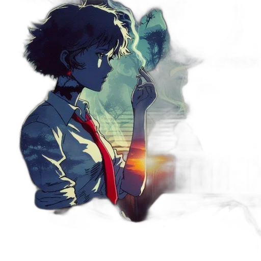 jacket, mask, comic book art, concept art transparent PNG cut-out
