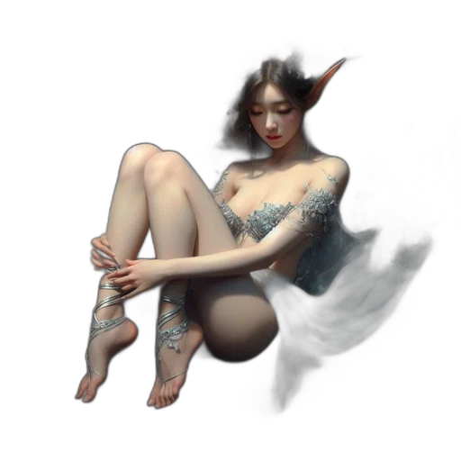 dragon, staff, fantasy art, concept art transparent PNG cut-out