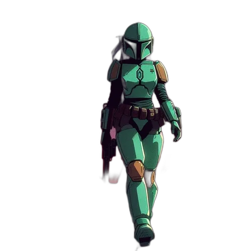 robot, concept art, 3d render, pixel art transparent PNG cut-out