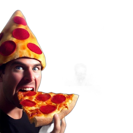hat, food, umbrella, face transparent PNG cut-out