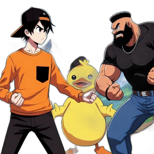 animal, anime, cartoon, concept art transparent PNG cut-out