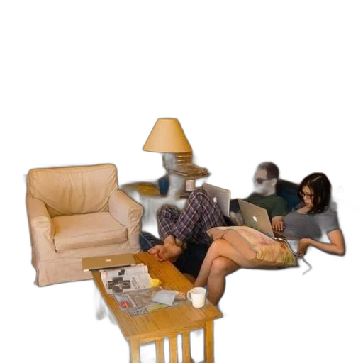 furniture, robot, mask, creature transparent PNG cut-out