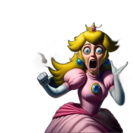 crown, dress, face, concept art transparent PNG cut-out